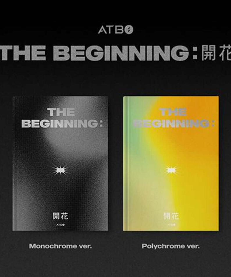 ATBO - [The Beginning : 開花] (ATBO DEBUT ALBUM)[Set of 2] - Album Kpop, visuel des versions monochrome et polychrome