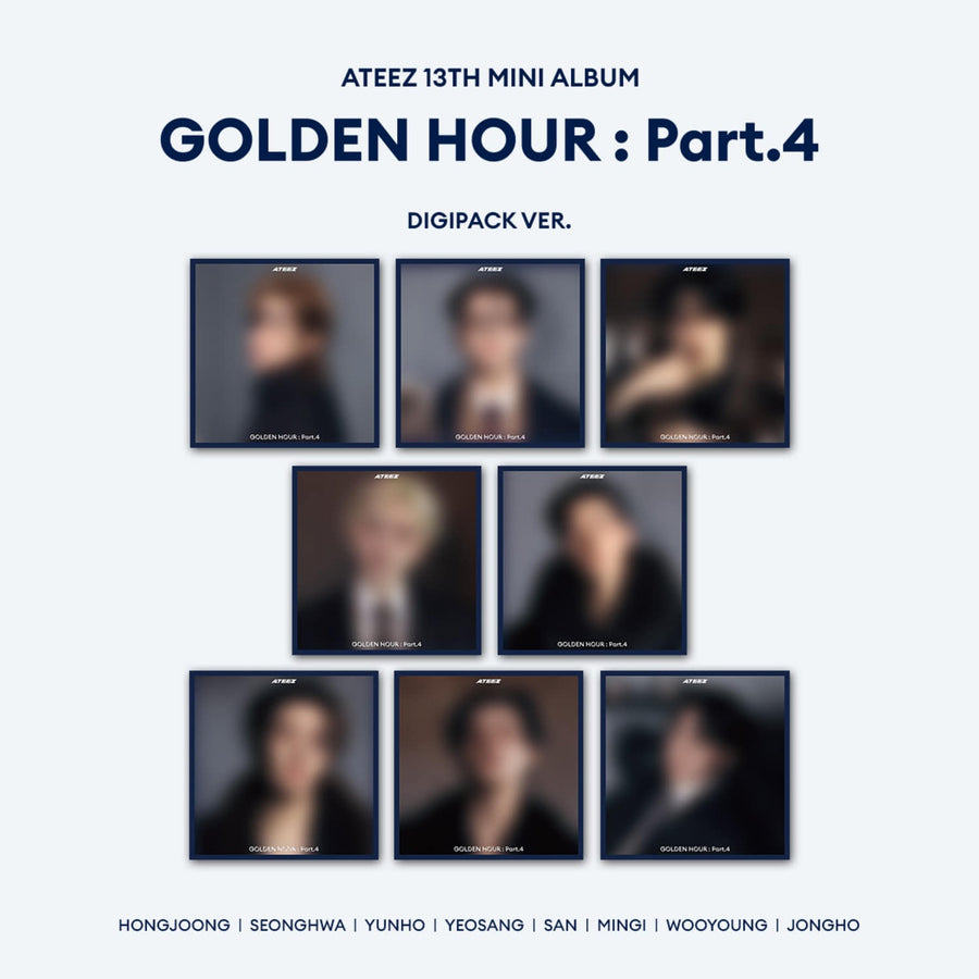 ATEEZ - [GOLDEN HOUR : Part.4] (DIGIPACK VER.) (Random 1 of 8) - Album Kpop