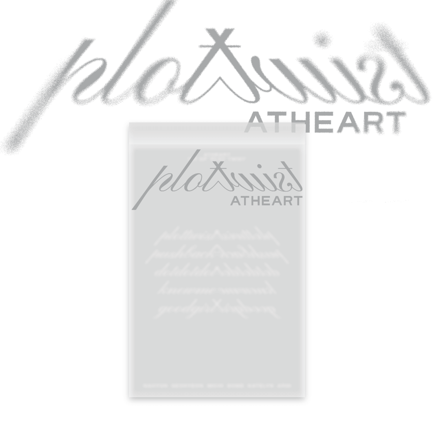 ATHEART - 1st EP [Plot Twist] (Reveal Ver.) - Album Kpop, pochette blanche avec logo et mention Plot Twist