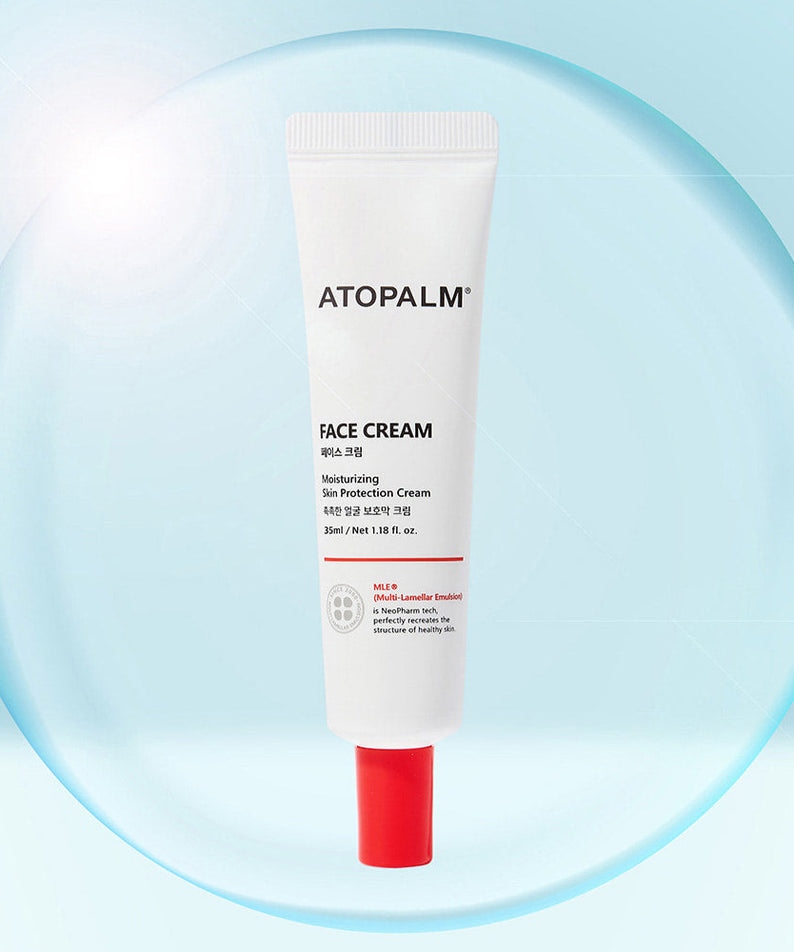 Crème visage ATOPALM 35ml, soin hydratant pour peau sensible