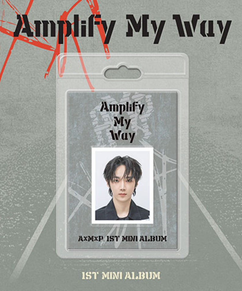 AXMXP - 1ST MINI [Amplify My Way] (FaNCy ver.) (PLVE) (Random 1 of 4) Album Kpop : pochette visuelle grise.