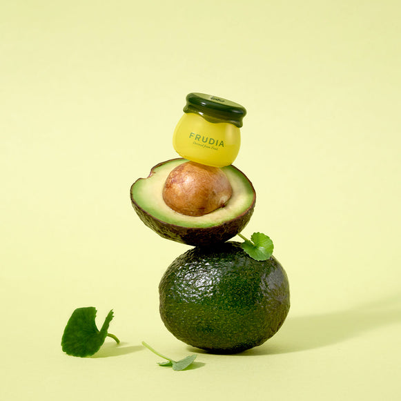 FRUDIA Avocado Cica Relief Lip Balm 10ml disponible sur Ma petite Coree, ton Eshop 100% K-beauty en direct de Seoul