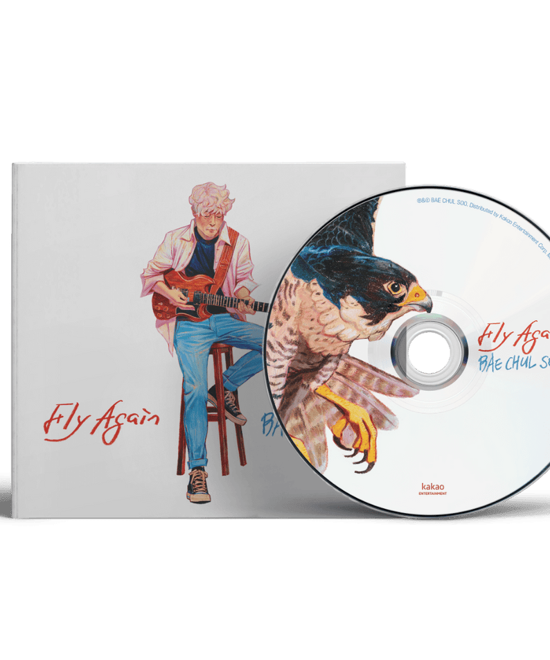 BAE CHULSU - [Fly again] (CD) - Album Kpop : CD avec pochette visuelle, ambiance Kpop, visuel chanteur & illustration.