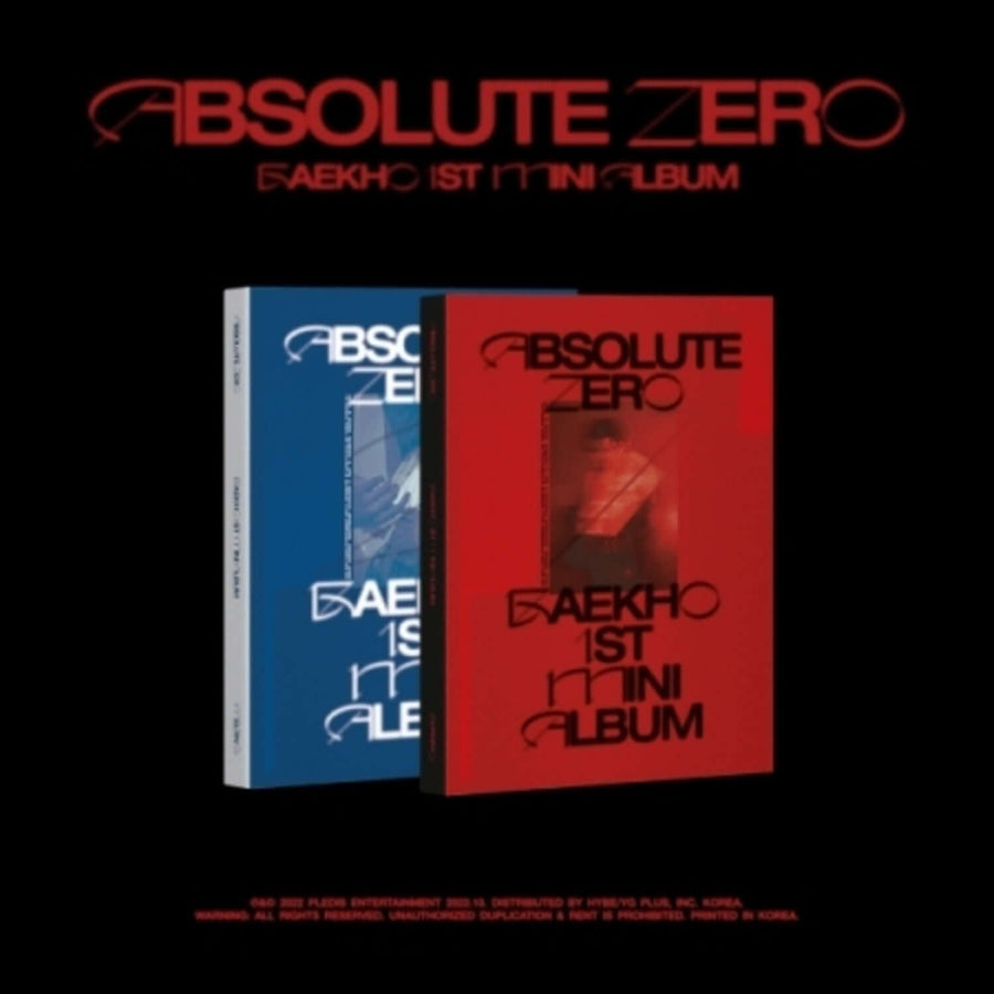 BAEKHO - BAEKHO 1st Mini Album [Absolute Zero] (Set of 2) - Album Kpop