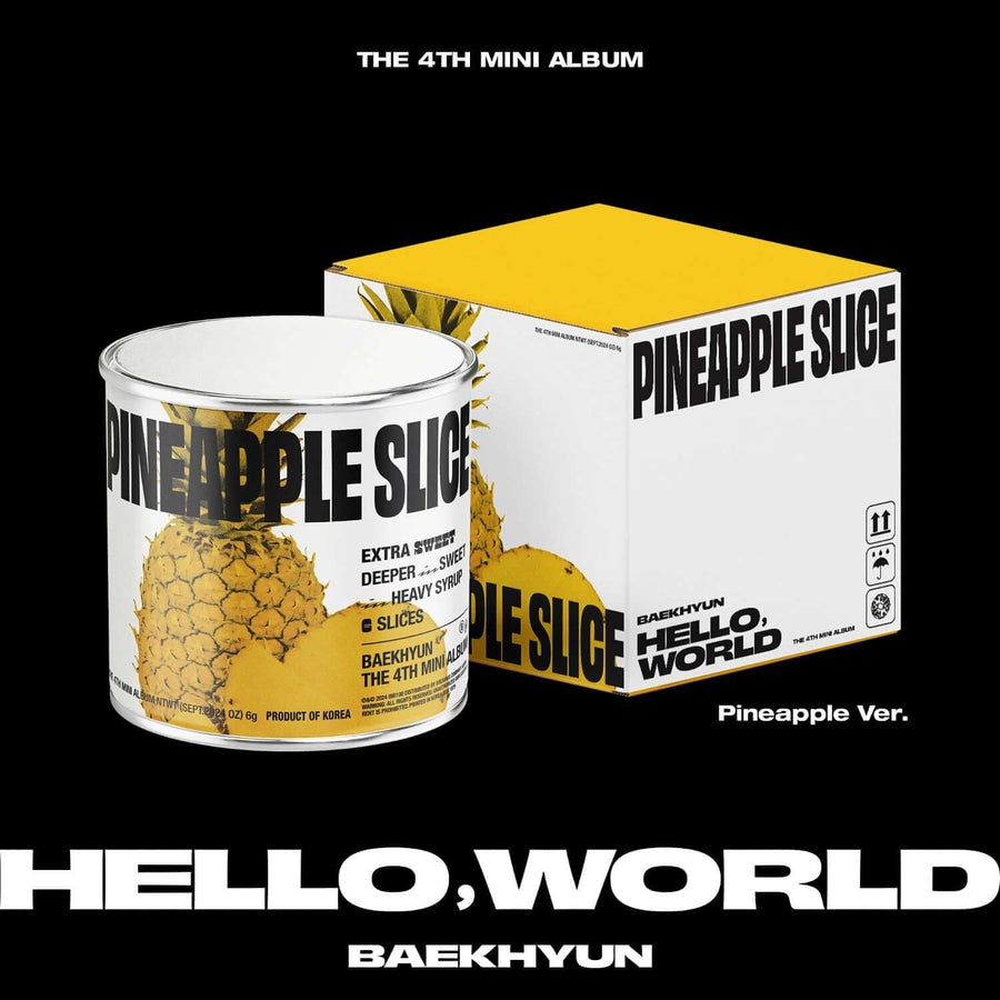 BAEKHYUN - 4th Album [Hello, World] (Pineapple Ver.) - Album Kpop
