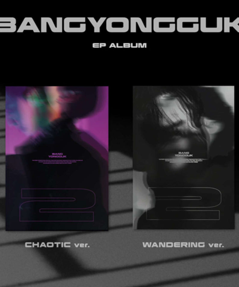 BANG YONGGUK - [2] (CHAOTIC / WANDERING ver.) (SET) - Album Kpop : coffret EP avec couvertures CHAOTIC & WANDERING.