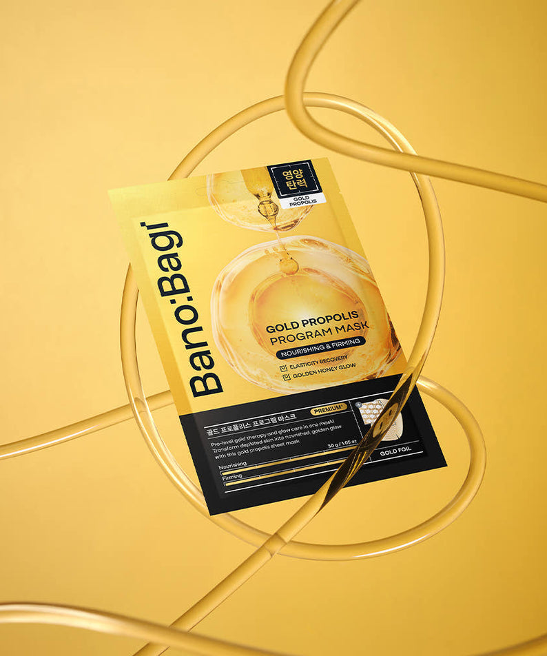 BANOBAGI Gold Propolis Program Mask (5-pack)