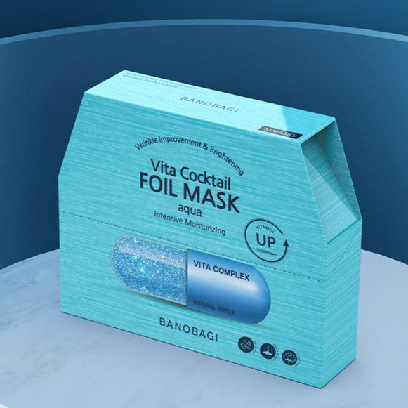 BANOBAGI Vita Cocktail Foil Mask #Aqua en stock sur Ma Petite Corée