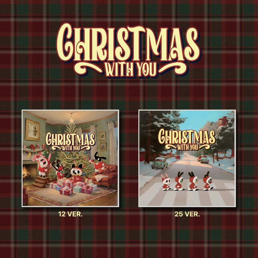 B.A.P (BANG YONGGUK & JUNG DAEHYUN & YOO YOUNGJAE & MOON JONGUP) - Christmas Special Album [Christmas With You] (Set of 2) - Album Kpop