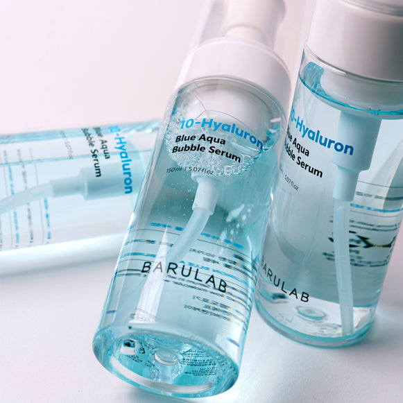 BARULAB 10-Hyaluronic Acid Blue Aqua Bubble Serum disponible sur Ma petite Coree, ton Eshop 100% K-beauty en direct de Seoul