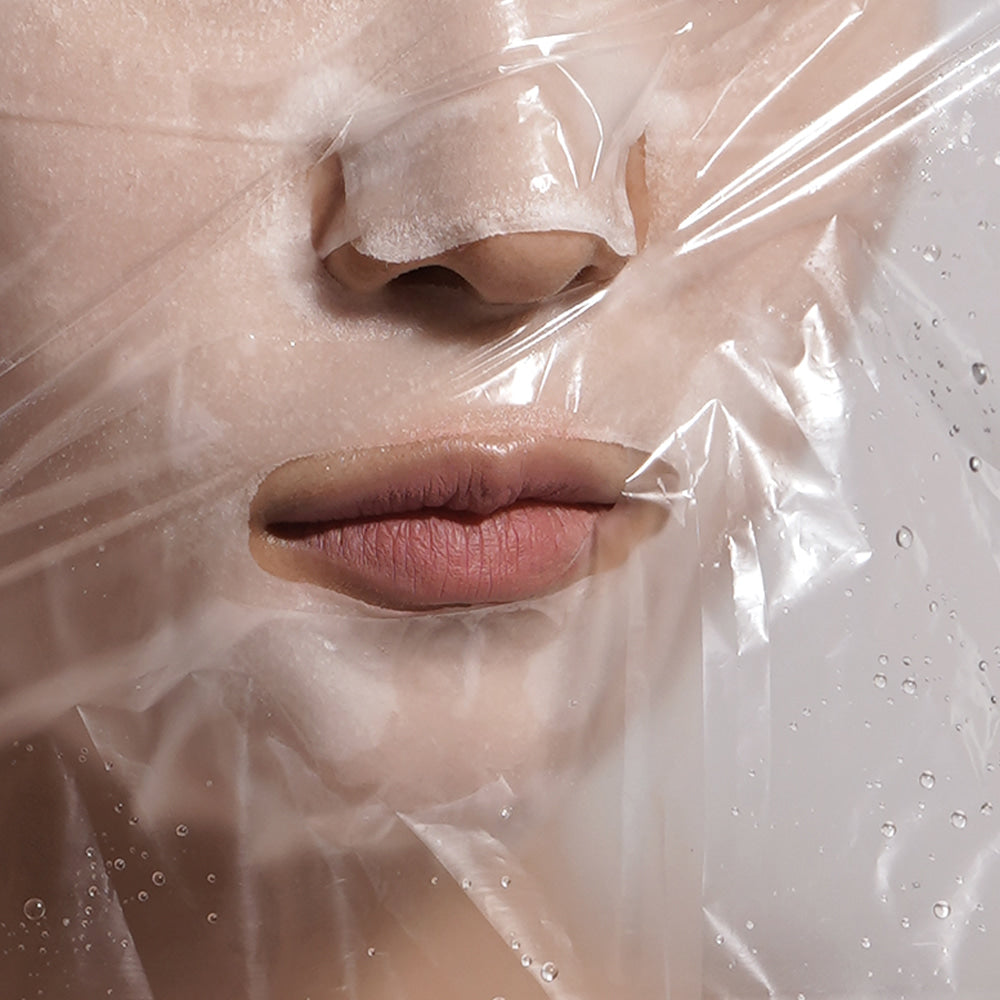 BARULAB Steam Sheets Moisture Shield Oil Lock Facial Mask 5 Packs