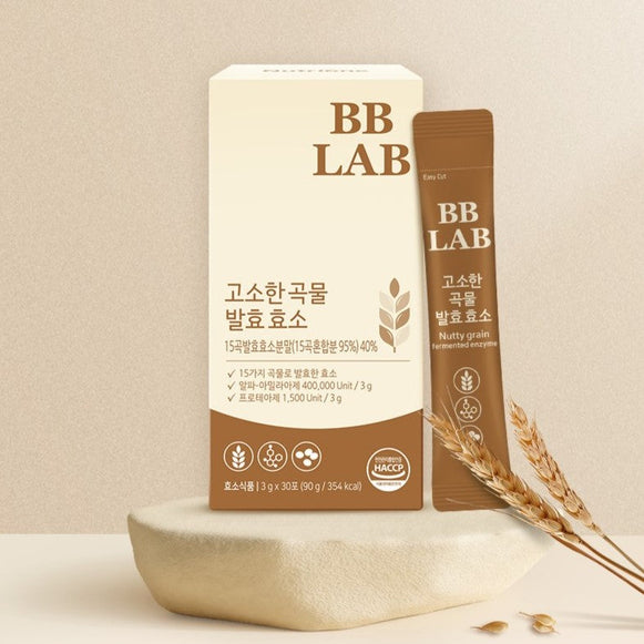 BB LAB Nutty Grain Fermented Enzyme 30 Sticks 90g disponible sur Ma petite Coree, ton Eshop 100% K-beauty en direct de Seoul