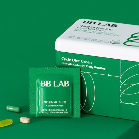 BB LAB Cycle Diet Green 28 Sticks 68g en stock sur Ma Petite Corée