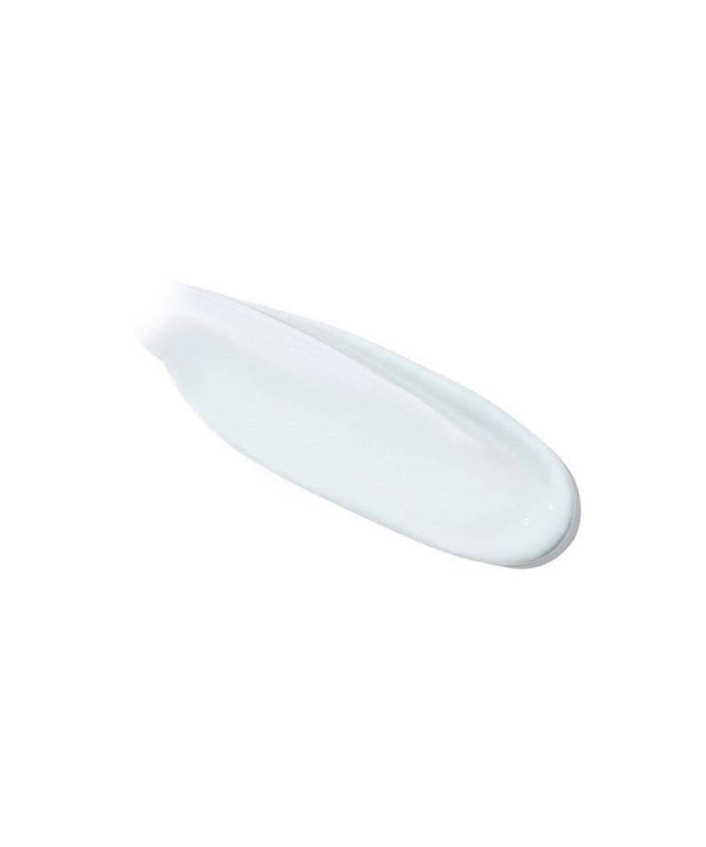 Texture du BE.READY Blue Moisture Sun Cream SPF50+/PA++++ 50ml, crème solaire hydratante et protectrice.