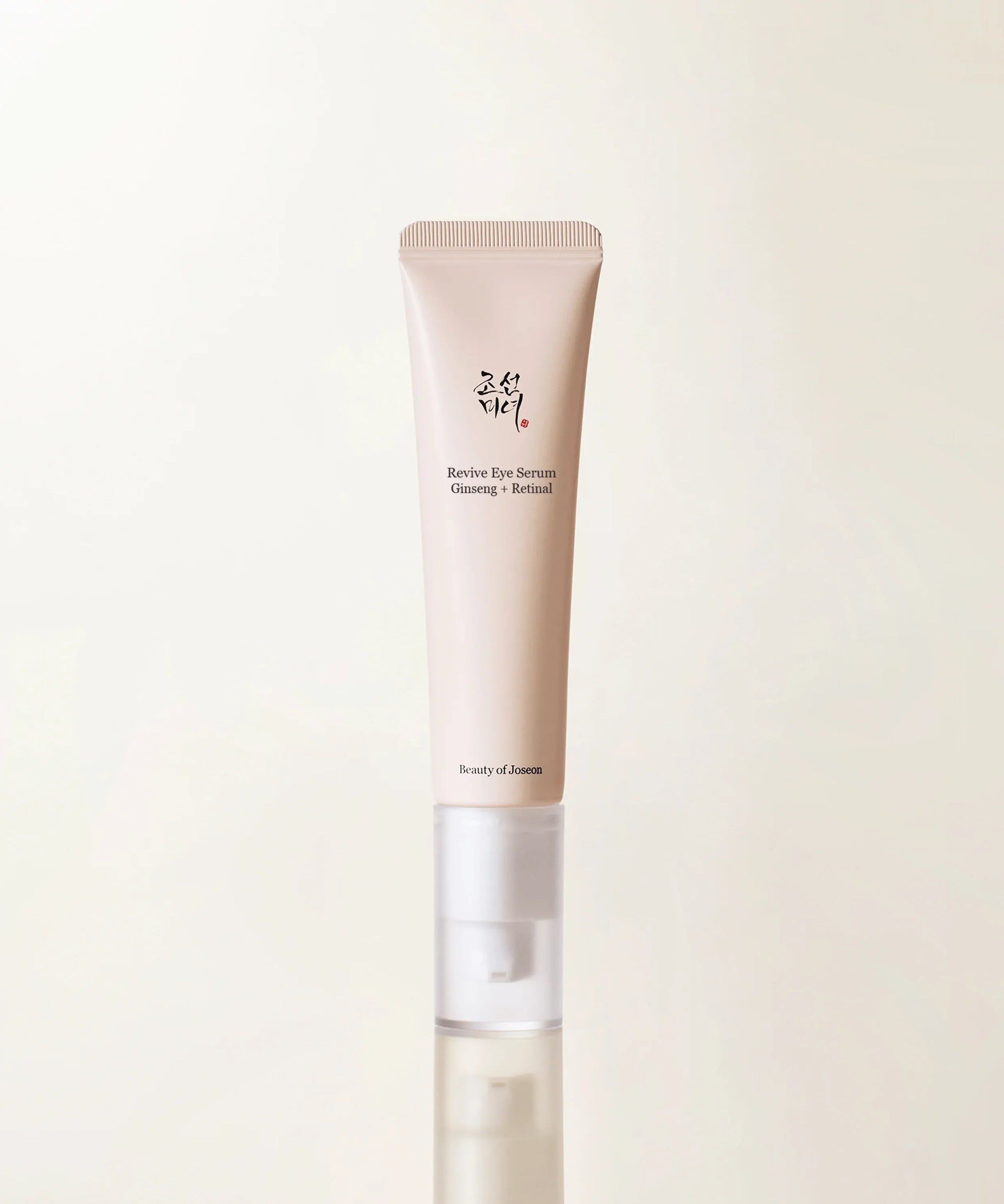BEAUTY OF JOSEON Revive Eye Serum 30ml, tube crème pour les yeux sur fond clair, marque Beauty of Joseon en contexte visuel.