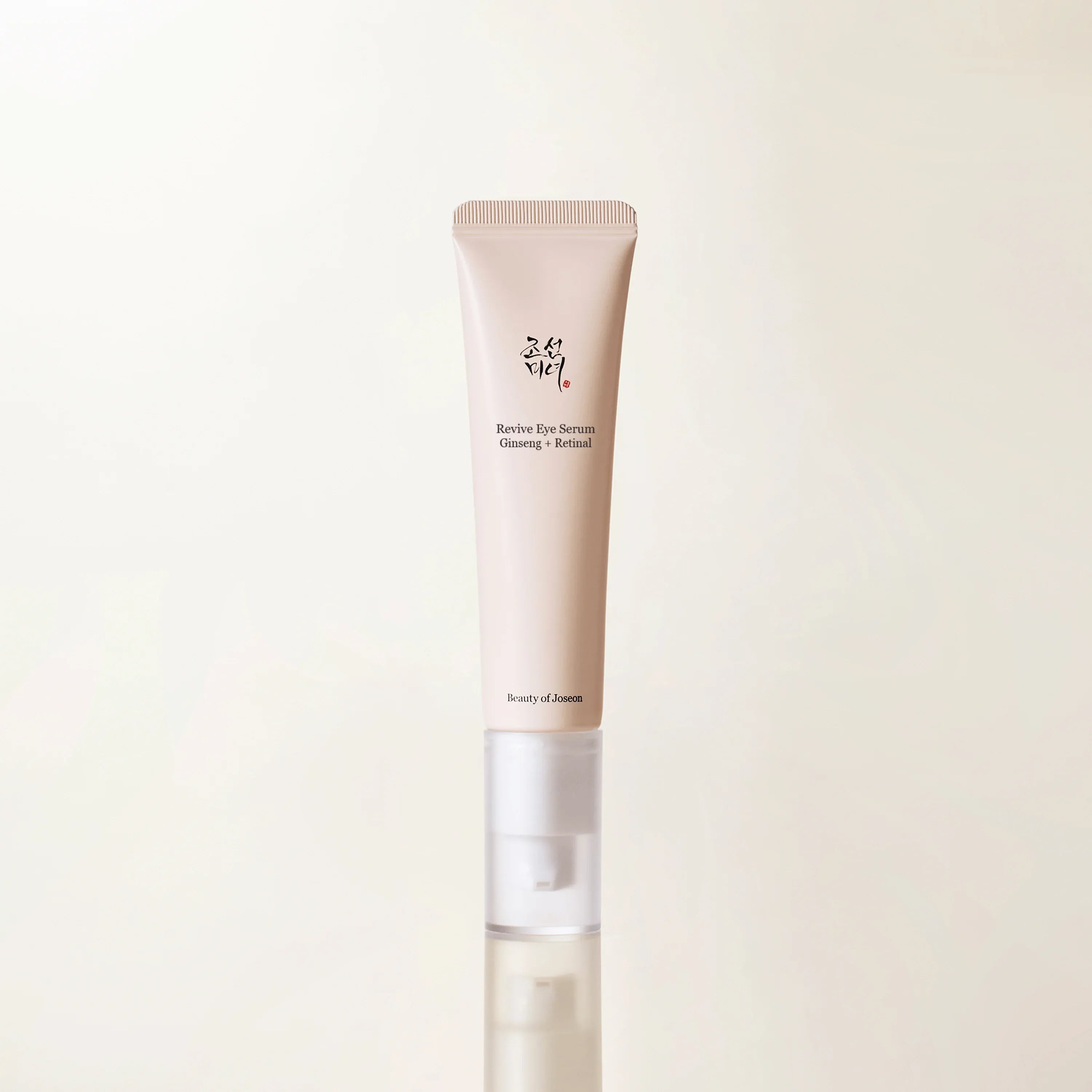 BEAUTY OF JOSEON Revive Eye Serum 30ml, tube crème pour les yeux sur fond clair, marque Beauty of Joseon en contexte visuel.