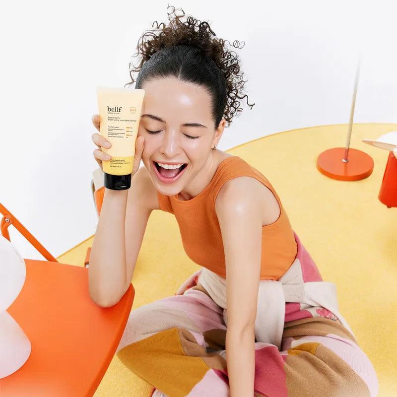 BELIF Super Knights bright Toning Vegan Pack Cleanser 150ml