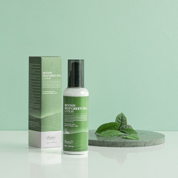 BENTON Deep Green Tea Lotion 120ml disponible sur Ma petite Coree, ton Eshop 100% K-beauty en direct de Seoul