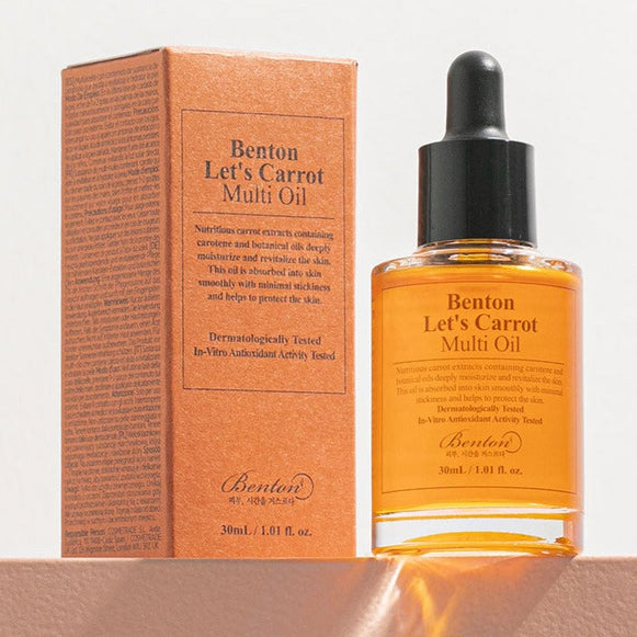 BENTON Let's Carrot Multi Oil 30ml disponible sur Ma petite Coree, ton Eshop 100% K-beauty en direct de Seoul