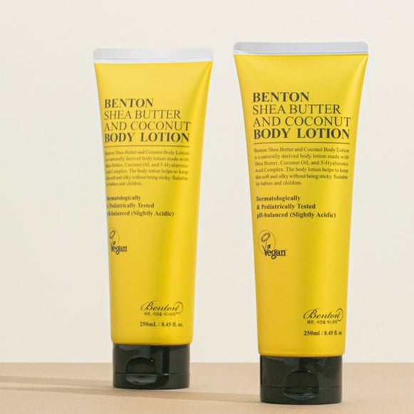 BENTON Shea Butter And Coconut Body Lotion 250ml disponible sur Ma petite Coree, ton Eshop 100% K-beauty en direct de Seoul