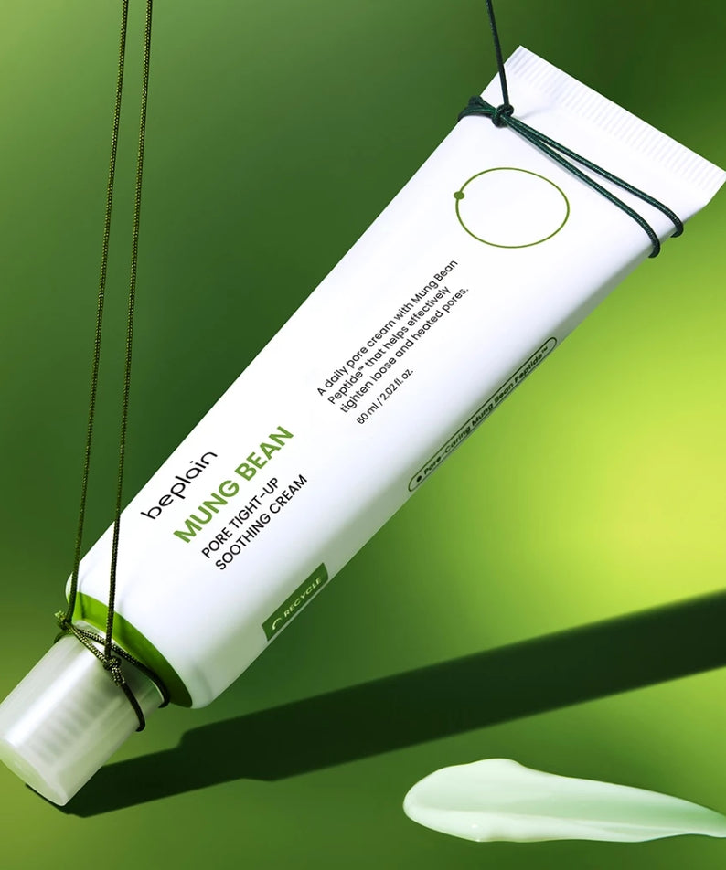 BEPLAIN Green Bean Pore Tightening Cream, crème resserrant les pores, soin visage efficace, texture légère, crème hydratante anti-pores