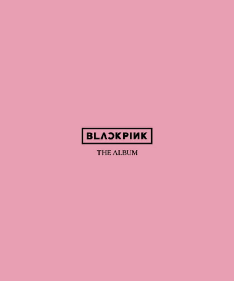 BLACKPINK - 1st FULL ALBUM [THE ALBUM] VER.2 - Album Kpop, pochette rose avec logo BLACKPINK, visuel produit