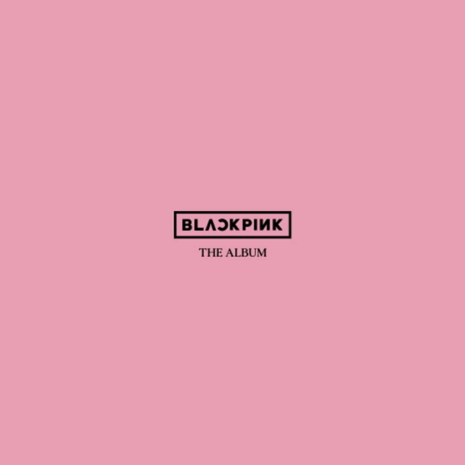 BLACKPINK - 1st FULL ALBUM [THE ALBUM] VER.2 - Album Kpop, pochette rose avec logo BLACKPINK, visuel produit