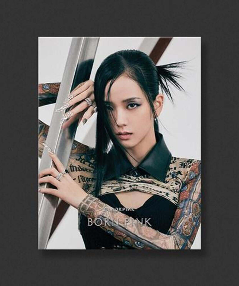 BLACKPINK - 2nd ALBUM [BORN PINK] (DIGIPACK ver.) (JISOO ver.) - Album Kpop, couverture JISOO sur fond sombre