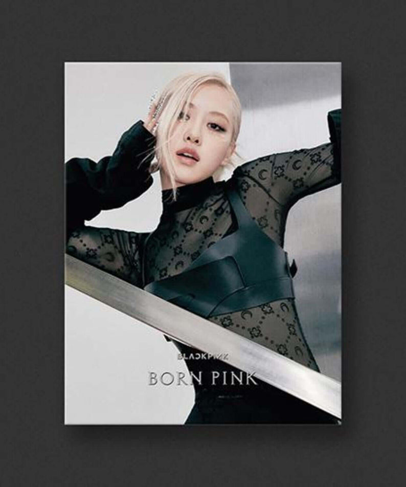 BLACKPINK - 2nd ALBUM [BORN PINK] (DIGIPACK ver.) (ROSE ver.) - Album Kpop : photo rose de BLACKPINK en veste noire