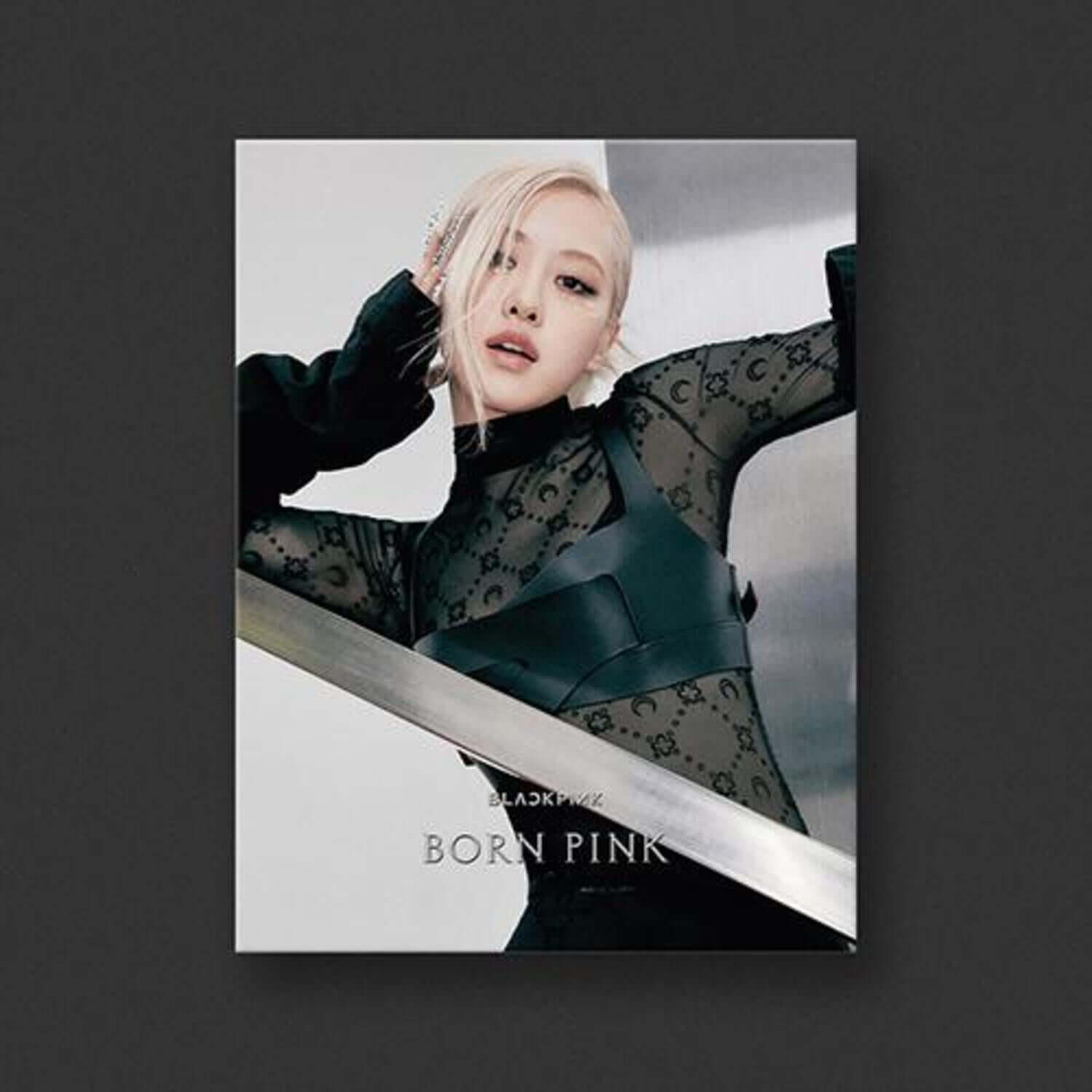 BLACKPINK - 2nd ALBUM [BORN PINK] (DIGIPACK ver.) (ROSE ver.) - Album Kpop : photo rose de BLACKPINK en veste noire