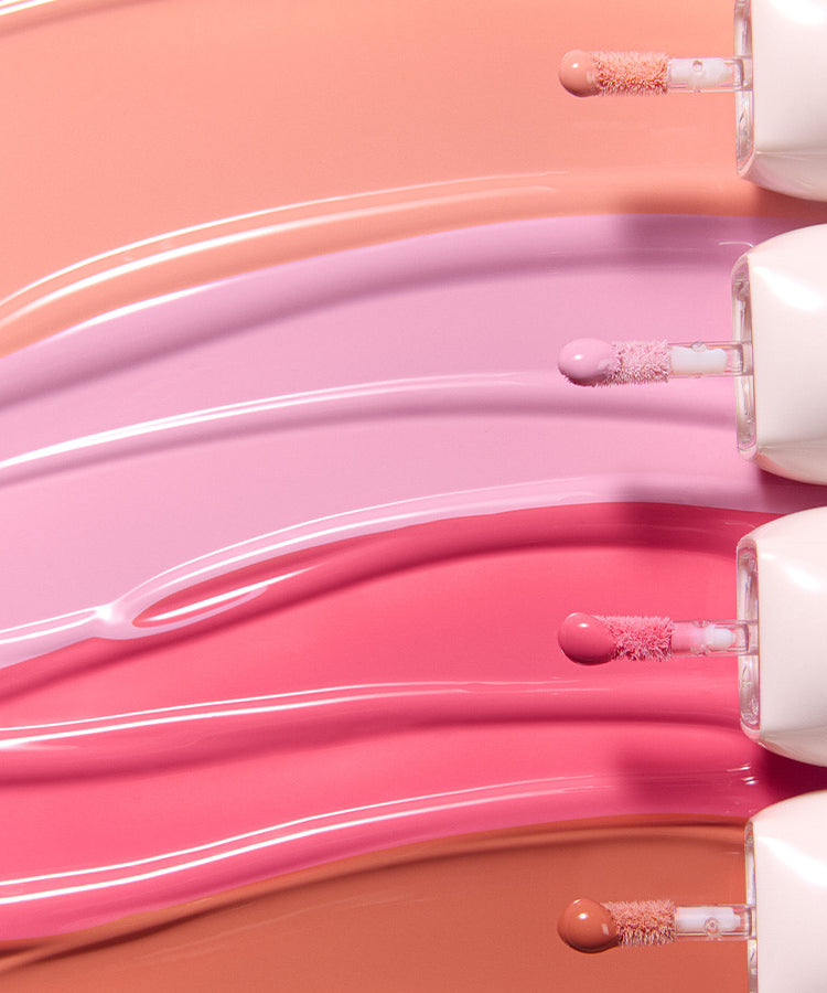 BLESSED MOON Veil Melting Color Blush, blush crème colorée, dégradé de couleurs, maquillage professionnel, nuances roses.