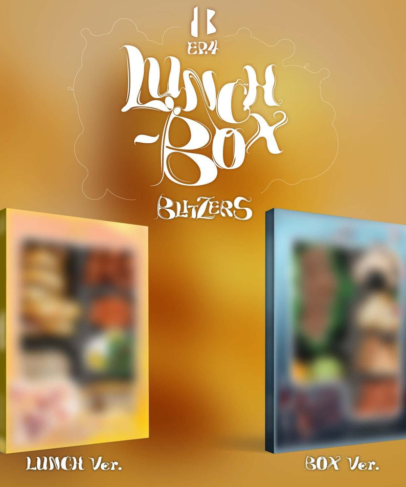 BLITZERS - EP4 [LUNCH-BOX] (Set) - Album Kpop : coffret Lunch Box doré, versions Lunch Ver et Box Ver, visuel promo