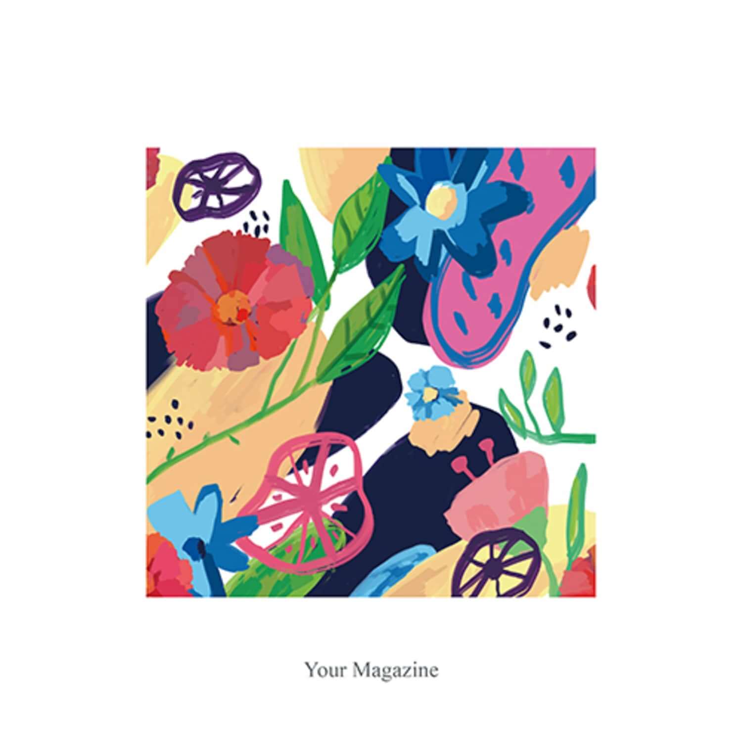 BNJX - 1st Album [YOUR MAGAZINE] - Album Kpop, couverture colorée Your Magazine, fleurs et motifs, photo produit