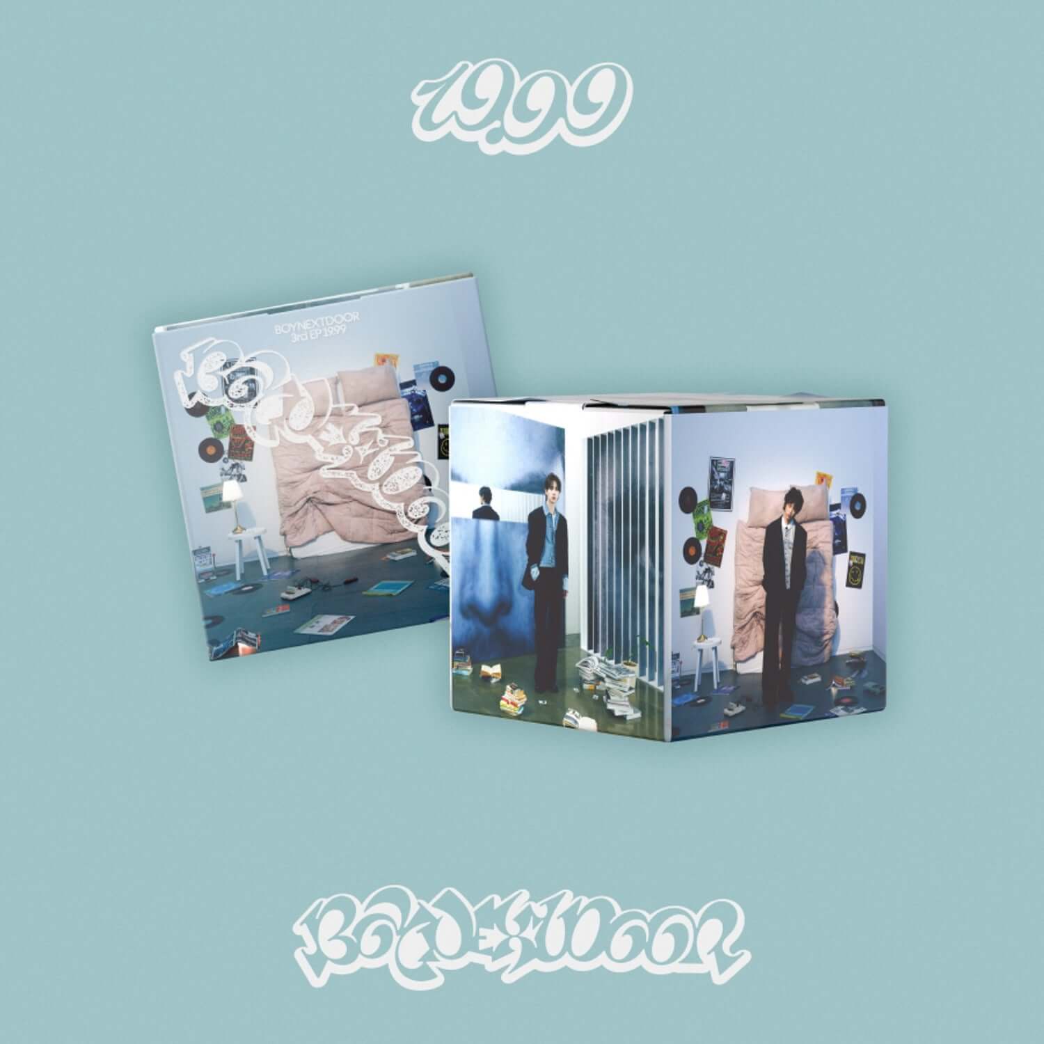 BOYNEXTDOOR - 3rd EP [19.99] (weverse albums ver.) - Album Kpop : pochettes sur fond bleu, album Weverse.