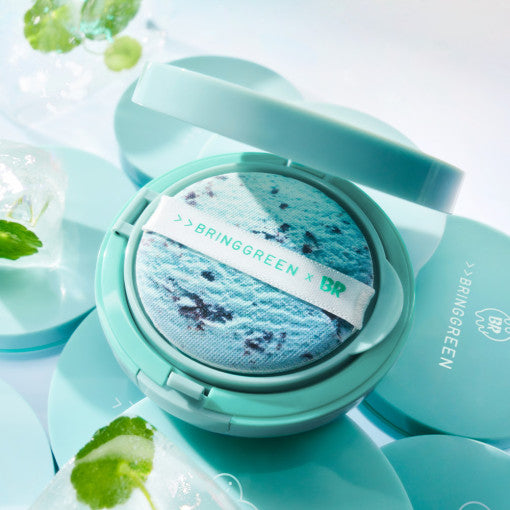 BRINGGREEN Teatree Cica Tone-up Sun Cushion 15g #BaskinRobbinsCollection en stock sur Ma Petite Corée