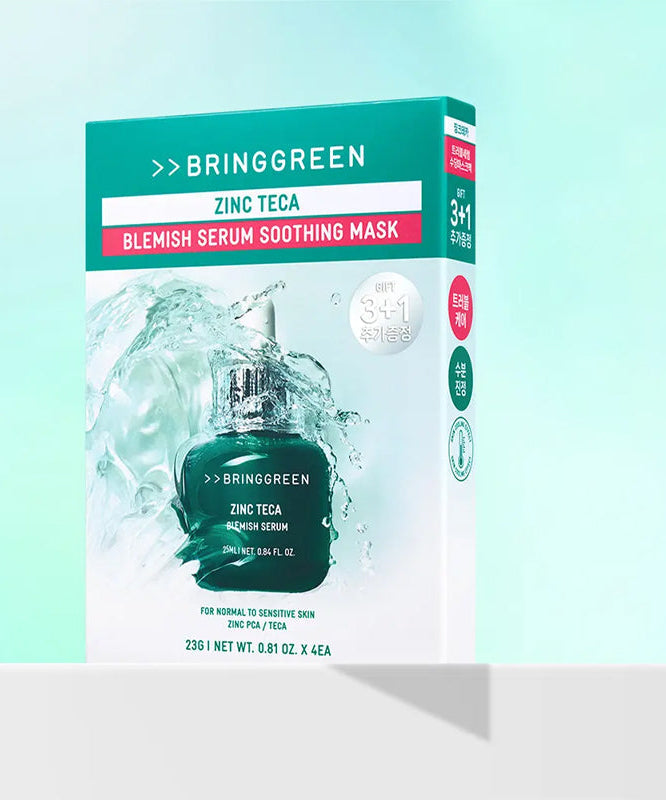 BRINGGREEN Zinc Teca Trouble Serum Soothing Mask 1 Sheet