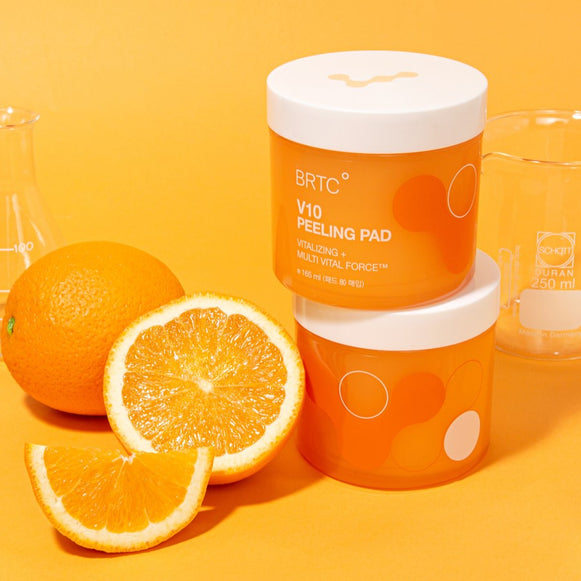BRTC V10 Peeling Pad 80p 165ml disponible sur Ma petite Coree, ton Eshop 100% K-beauty en direct de Seoul