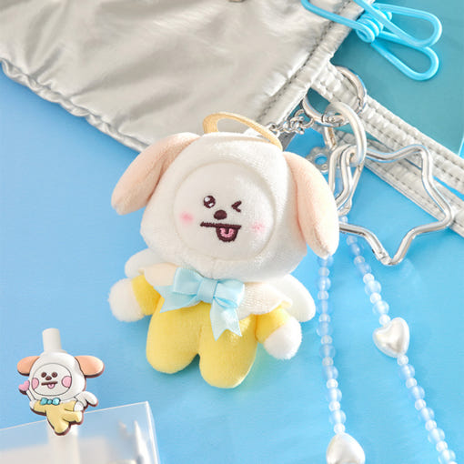 BT21 Angel & Villain Angel Plushy Key Ring disponible sur Ma petite Coree, ton Eshop 100% K-beauty en direct de Seoul