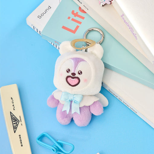 BT21 Angel & Villain Angel Plushy Key Ring disponible sur Ma petite Coree, ton Eshop 100% K-beauty en direct de Seoul