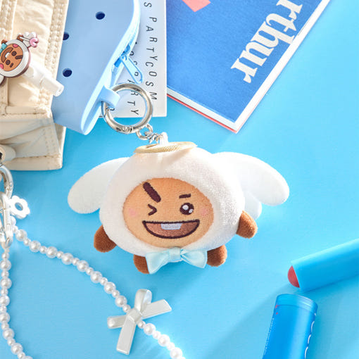 BT21 Angel & Villain Angel Plushy Key Ring disponible sur Ma petite Coree, ton Eshop 100% K-beauty en direct de Seoul