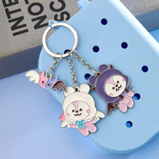 BT21 Angel & Villain Metal Key Ring disponible sur Ma petite Coree, ton Eshop 100% K-beauty en direct de Seoul
