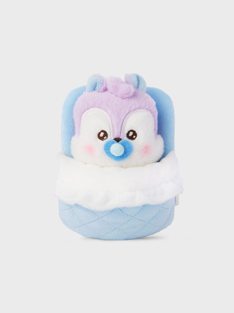 BT21 MANG NEWBORN BABY PLUSH, peluche officielle LINE FRIENDS, bébé poney danseur masqué, décor chambre