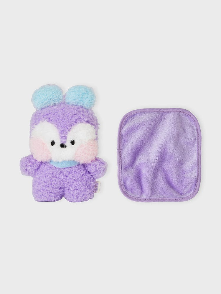BT21 MANG minini MINI DOLL officielle : mini peluche poney danseur masqué, devant fond clair, collection BT21