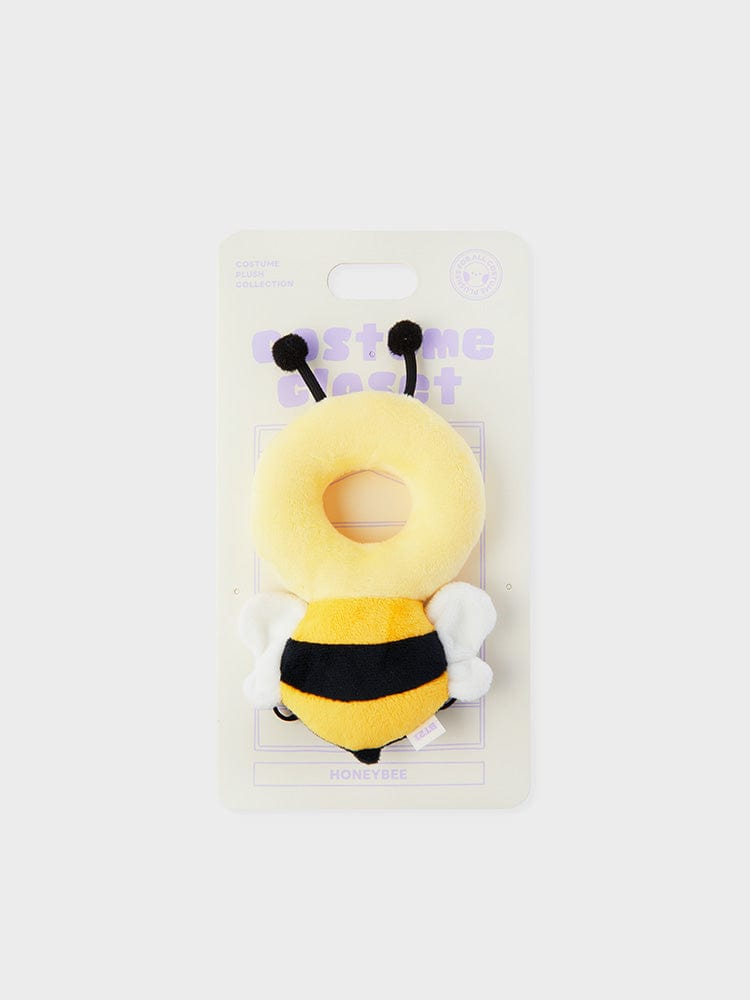 BT21 NEWBORN BABY CLOSET - BEES : peluche ultra mignonne sur blister, déco chambre bébé, marque BT21/LINE FRIENDS