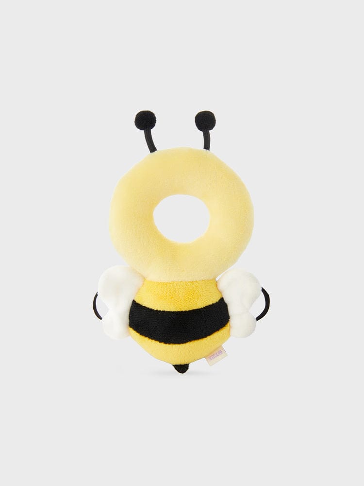 BT21 NEWBORN BABY CLOSET - BEES, peluche jaune abeille LINE FRIENDS/BTS sur fond clair, décor chambre bébé