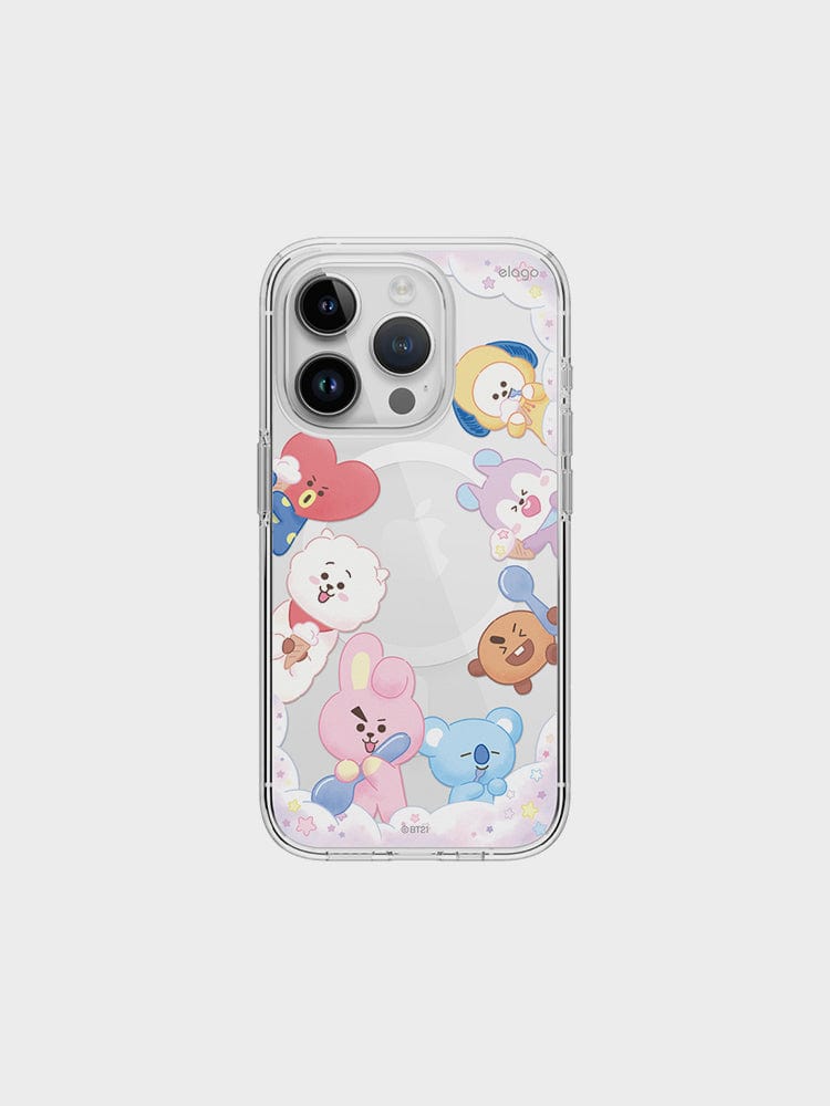 BT21 ON THE CLOUD MAGSAFE IPHONE CASE