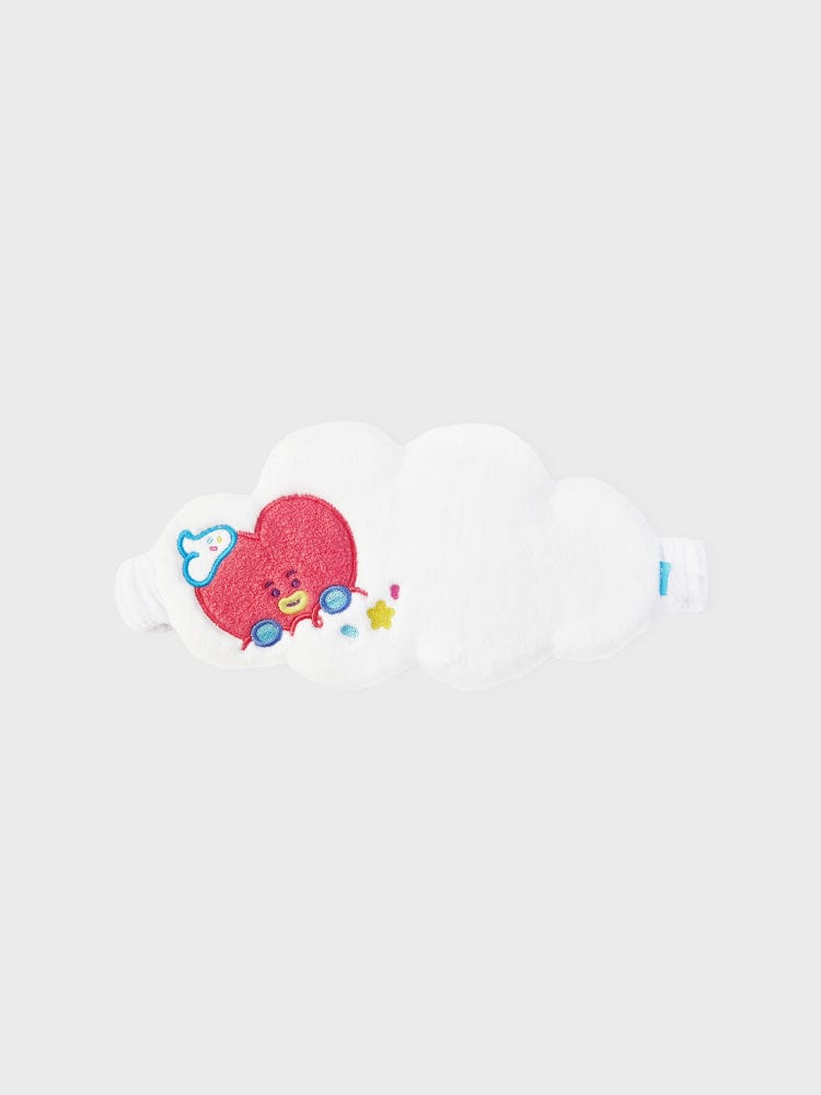 BT21 TATA SLEEP SHADE ON THE CLOUD EDITION : peluche nuage avec TATA, ambiance kawaii, marque LINE FRIENDS, officiel.