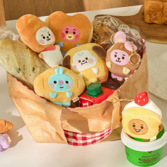 BT21 Bakery Plushy Keyring