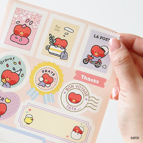 BT21 Minini Removable Gift Stickers en stock sur Ma Petite Corée