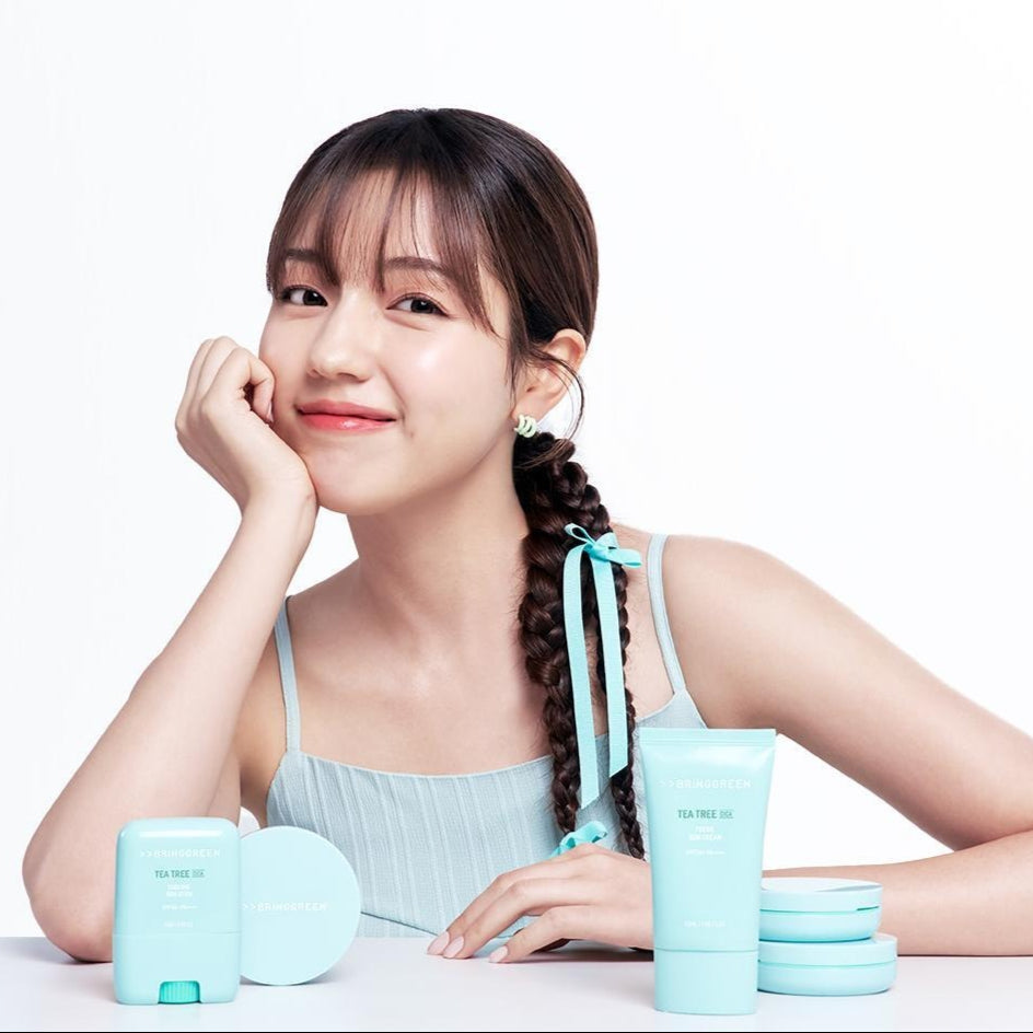 BRINGGREEN Tea Tree Cica Tone Up Sun Cushion